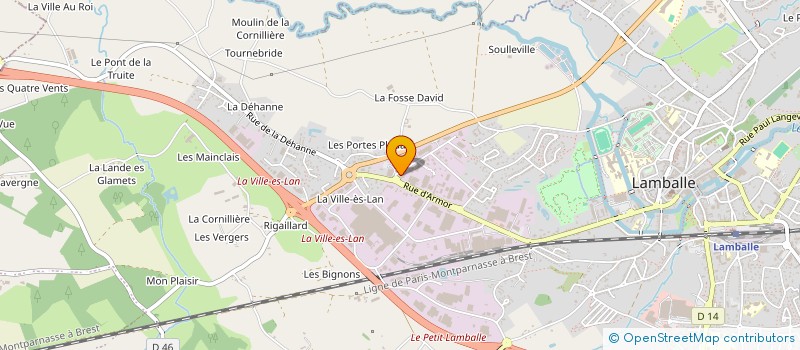 localisation de l'entreprise MILLE ET UN ECLATS à LAMBALLE-ARMOR