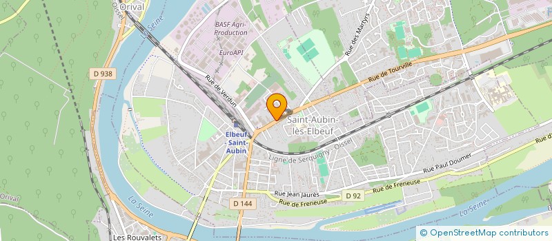 localisation de l'entreprise MILLE ET UN JARDINS  SAINT-AUBIN-LES-ELBEUF