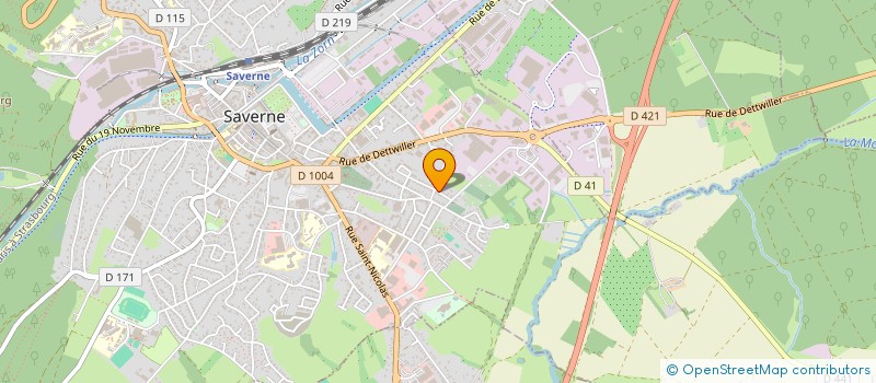 localisation de l'entreprise MILLE ET UN LIENS  SAVERNE