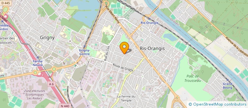 localisation de l'entreprise MILLE ET UN LOGIS à RIS-ORANGIS