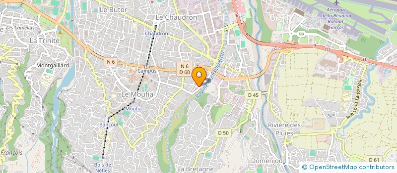 localisation de l'entreprise MILLE ET UN MARIAGES à SAINT-DENIS