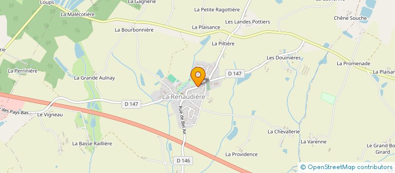 localisation de l'entreprise MILLE ET UN PAYSAGES à SEVREMOINE