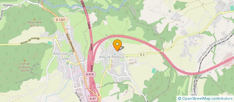 localisation de l'entreprise MILLE ET UN REPAS à VILLY-LE-PELLOUX