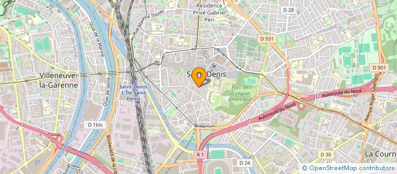 localisation de l'entreprise MILLE ET UN SAVOIRS - CREER C'EST VIVRE à SAINT-DENIS