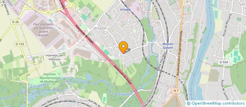 localisation de l'entreprise MILLE ET UN SERVICES  VILLABE