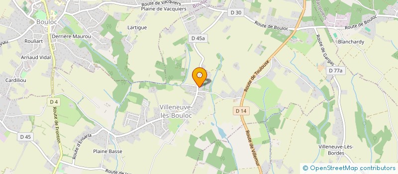 localisation de l'entreprise MILLE ET UN TRAVAUX  VILLENEUVE-LES-BOULOC