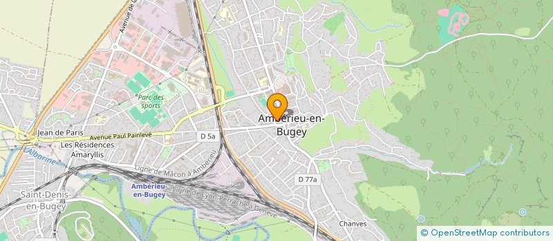 localisation de l'entreprise MILLE ET UNE BEAUTE à AMBERIEU-EN-BUGEY