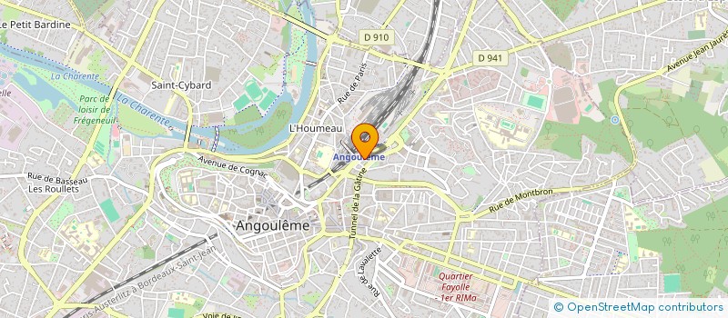 localisation de l'entreprise MILLE ET UNE BEAUTE à ANGOULEME