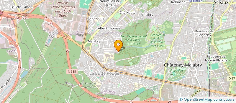 localisation de l'entreprise MILLE ET UNE BORNES à CHATENAY-MALABRY