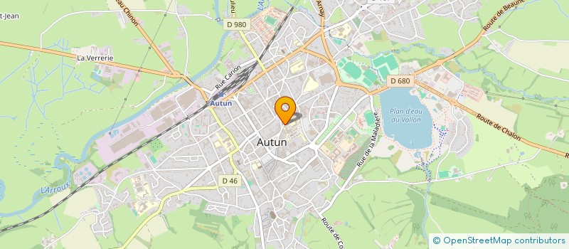 localisation de l'entreprise MILLE ET UNE CHAUSSURES à AUTUN