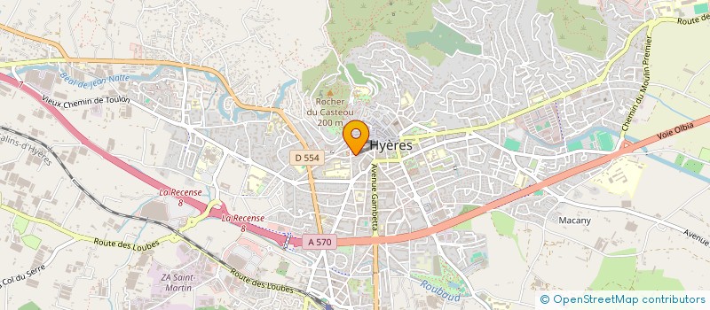 localisation de l'entreprise MILLE ET UNE CO0L HEURES à HYERES