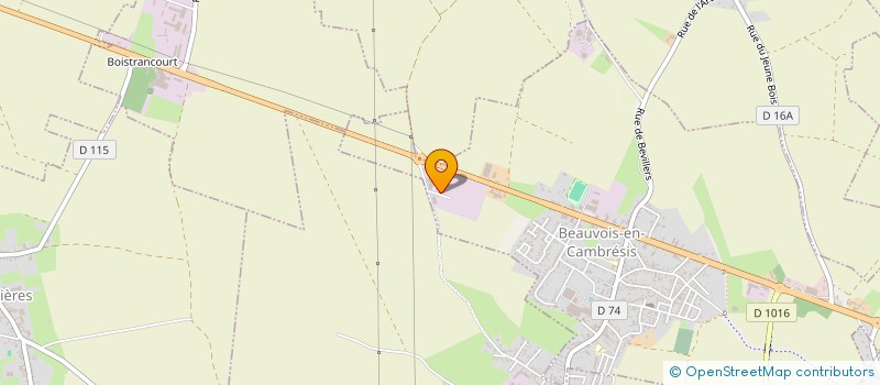 localisation de l'entreprise MILLE ET UNE COMMUNICATIONS  BEAUVOIS-EN-CAMBRESIS