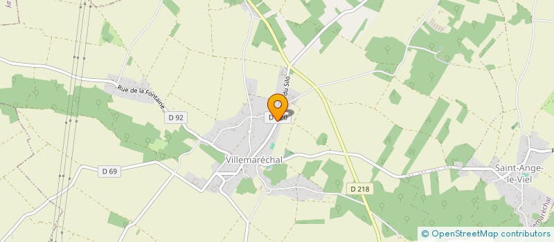 localisation de l'entreprise MILLE ET UNE COULEUR  VILLEMARECHAL