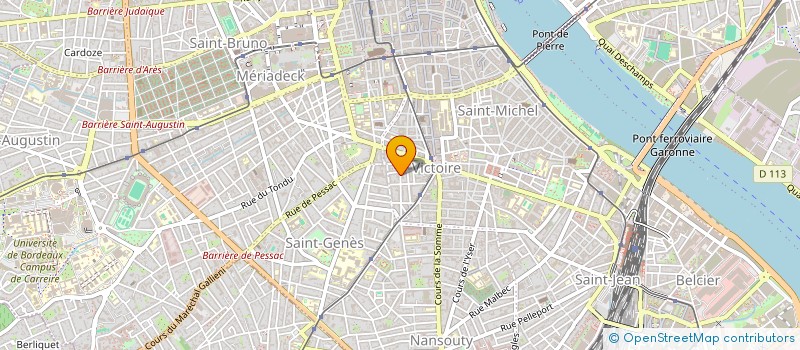 localisation de l'entreprise MILLE ET UNE CULTURES  BORDEAUX