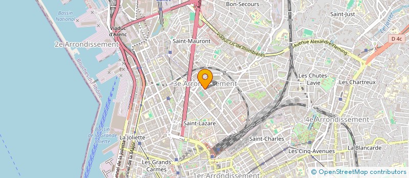 localisation de l'entreprise MILLE ET UNE DECO à MARSEILLE