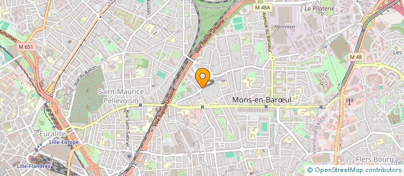 localisation de l'entreprise MILLE ET UNE DIVERSITES  MONS-EN-BARUL