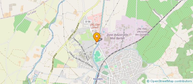 localisation de l'entreprise MILLE ET UNE DOUCEURS  VAUVERT