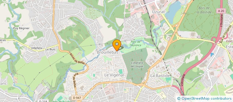 localisation de l'entreprise MILLE ET UNE FAMILLES à LIMOGES