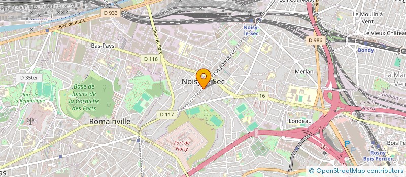 localisation de l'entreprise MILLE ET UNE FLEUR à NOISY-LE-SEC