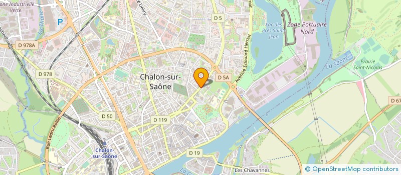 localisation de l'entreprise MILLE ET UNE FLEURS à CHALON-SUR-SAONE