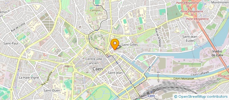 localisation de l'entreprise MILLE ET UNE FORMATIONS à CAEN
