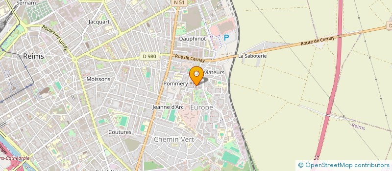 localisation de l'entreprise MILLE ET UNE FORMES  REIMS