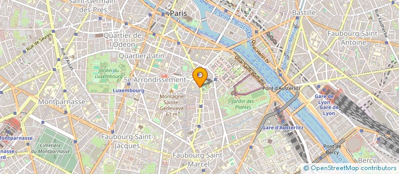 localisation de l'entreprise MILLE ET UNE FRANCE  PARIS