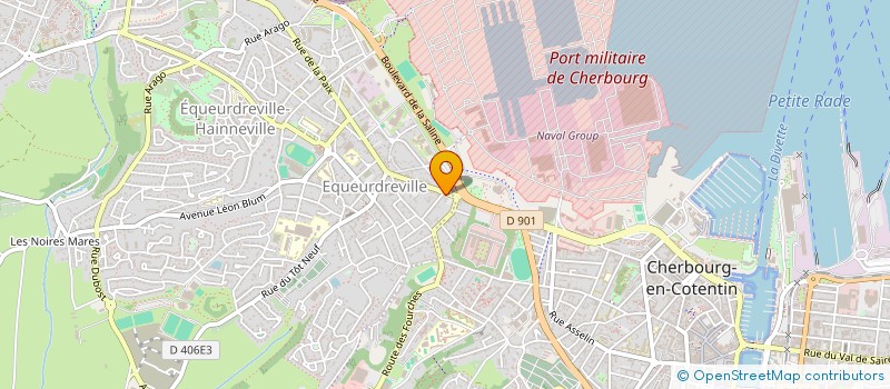 localisation de l'entreprise MILLE ET UNE IDEES à CHERBOURG-EN-COTENTIN