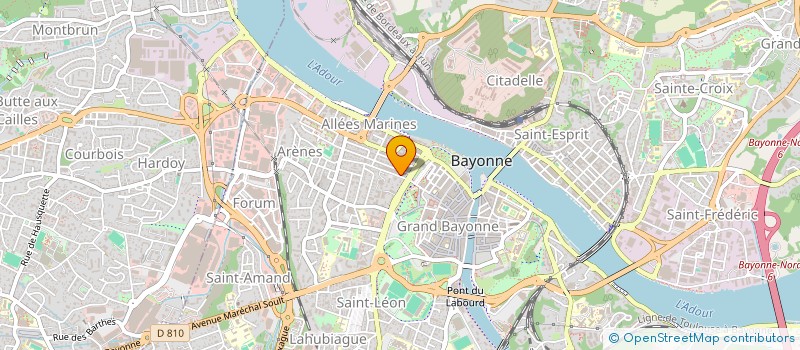 localisation de l'entreprise MILLE ET UNE LUNETTES à BAYONNE