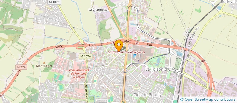 localisation de l'entreprise MILLE ET UNE MAISONS à DIJON