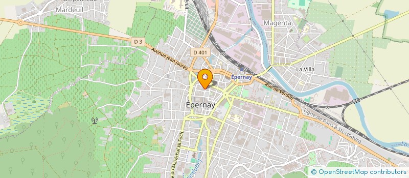 localisation de l'entreprise MILLE ET UNE NOTES à EPERNAY