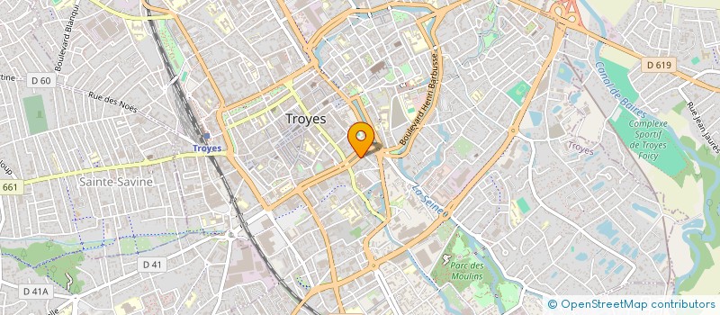 localisation de l'entreprise MILLE ET UNE NUITEES à TROYES