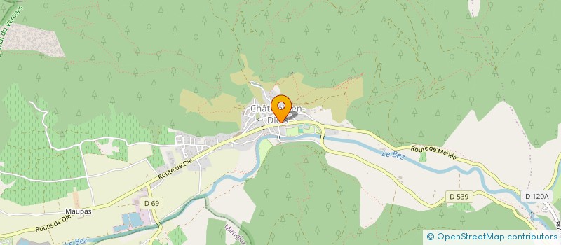 localisation de l'entreprise MILLE ET UNE NUITS  CHATILLON-EN-DIOIS