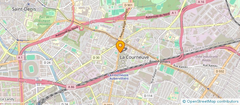 localisation de l'entreprise MILLE ET UNE NUITS EVENEMENT à LA COURNEUVE