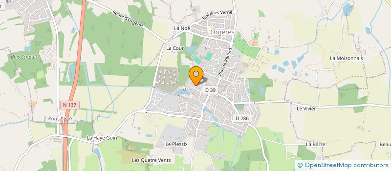 localisation de l'entreprise MILLE ET UNE PATTES  ORGERES