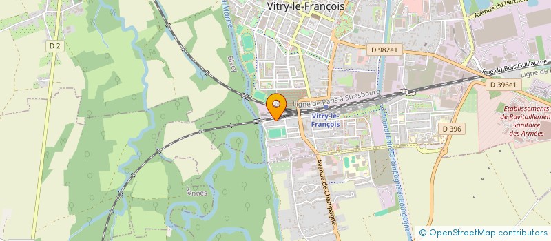 localisation de l'entreprise MILLE ET UNE PATTOUNES DU 51  VITRY-LE-FRANCOIS