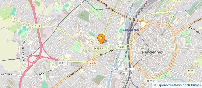 localisation de l'entreprise MILLE ET UNE PEINTURE à VALENCIENNES
