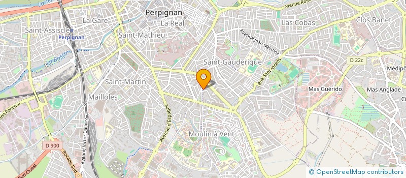 localisation de l'entreprise MILLE ET UNE PERLES  PERPIGNAN