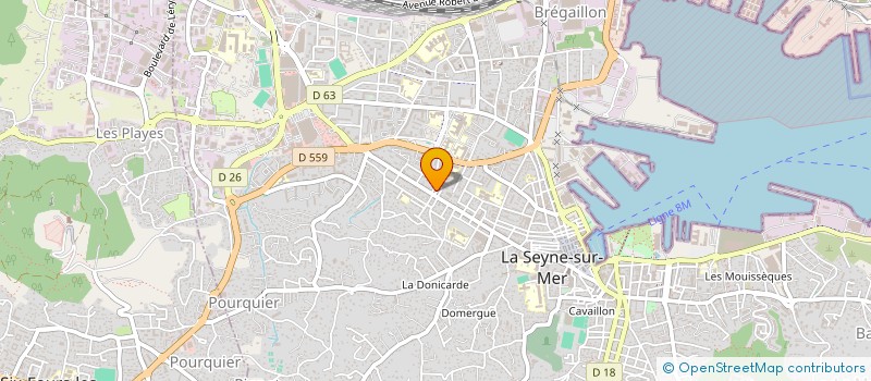 localisation de l'entreprise MILLE ET UNE PIZZA  LA SEYNE-SUR-MER