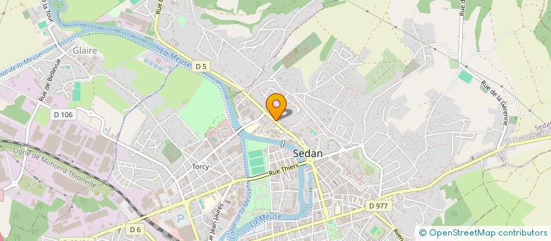 localisation de l'entreprise MILLE ET UNE ROSES à SEDAN