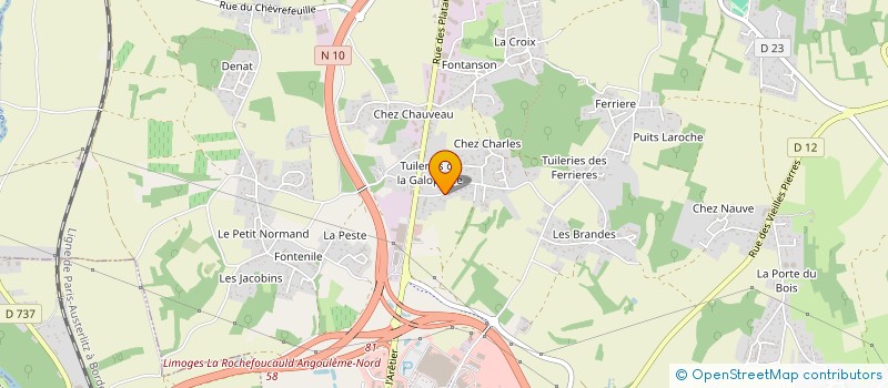 localisation de l'entreprise MILLE ET UNE SAVEURS à CHAMPNIERS