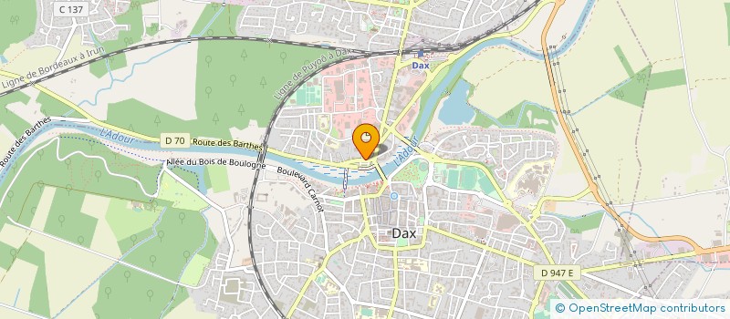 localisation de l'entreprise MILLE ET UNE SAVEURS à DAX