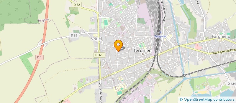 localisation de l'entreprise MILLE ET UNE SAVEURS A CUISINER à TERGNIER
