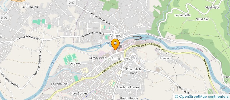 localisation de l'entreprise MILLE ETOILES POUR L'ENFANCE à ALBI