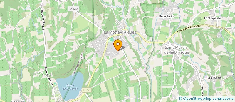 localisation de l'entreprise MILLE FEUILLES à ANSOUIS