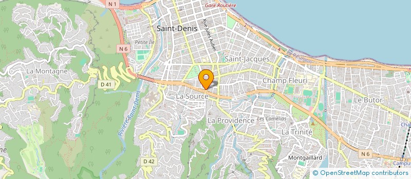 localisation de l'entreprise MILLE GOLF à SAINT-DENIS