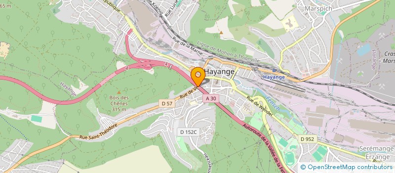 localisation de l'entreprise MILLE GUSTI  HAYANGE