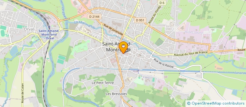 localisation de l'entreprise MILLE JOUETS à SAINT-AMAND-MONTROND