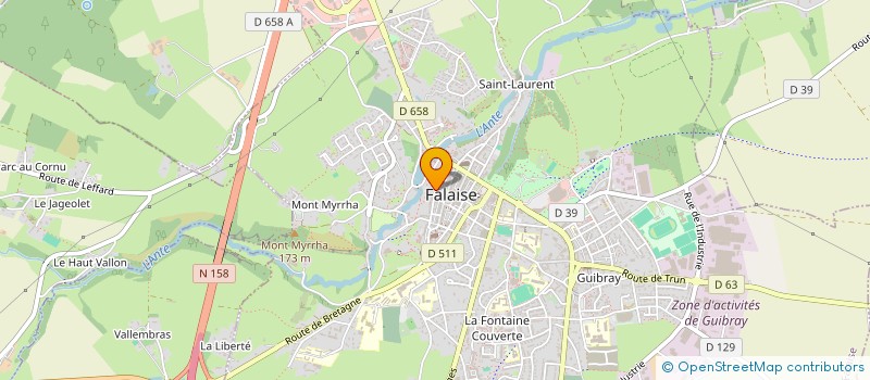 localisation de l'entreprise MILLE MAILLES à FALAISE