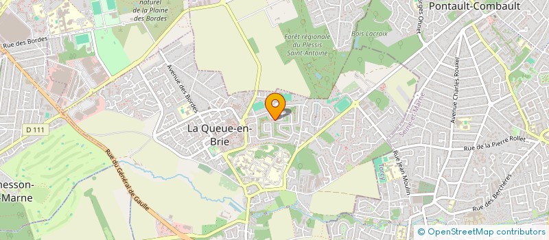 localisation de l'entreprise MILLE MAISONS  LA QUEUE-EN-BRIE